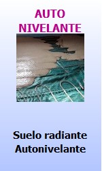 Suelo radiante autonivelante