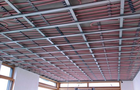 esquema techo radiante multibeton con pladur